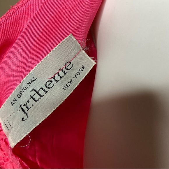 Vintage JR Theme Princess Cut Lace Overlay Dress - Picture 6 of 6